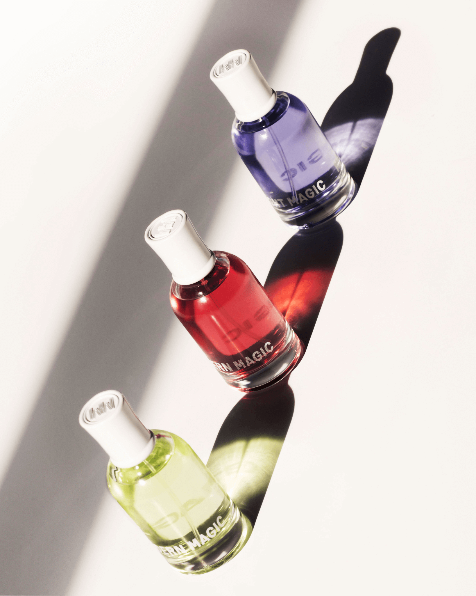 Modern Magic Midnight Magic Eau de Parfum, Muse Magic Eau de Parfum, and Melted Magic Eau de Parfum